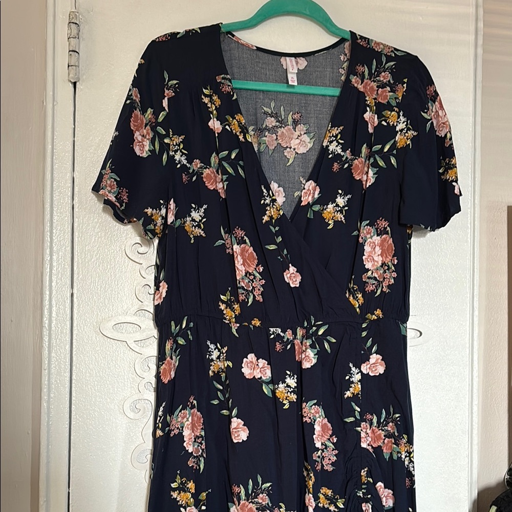 Floral Wrap Dress